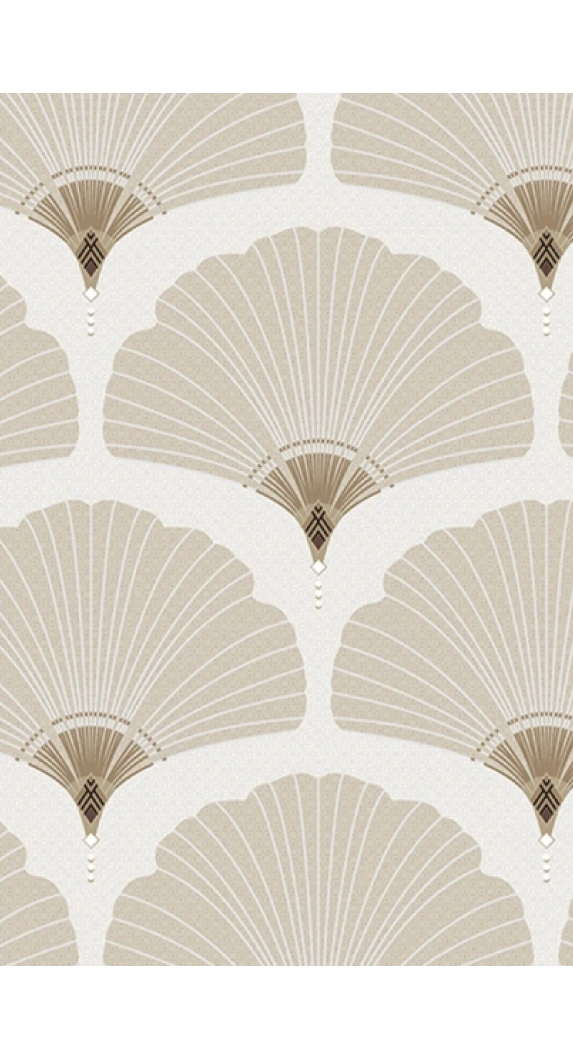 Modern floral pattern detail wallpaper